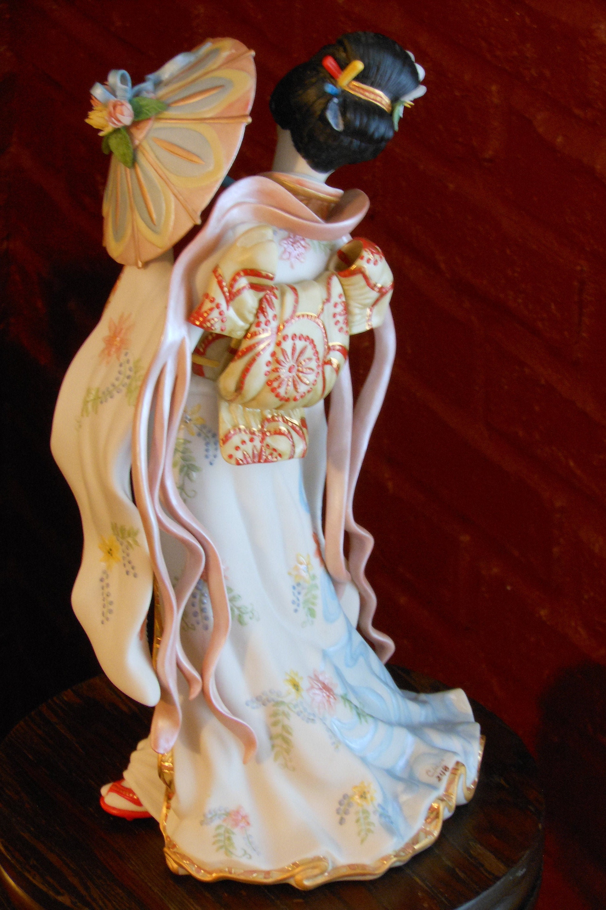 Cybis Asian Woman with Parasol