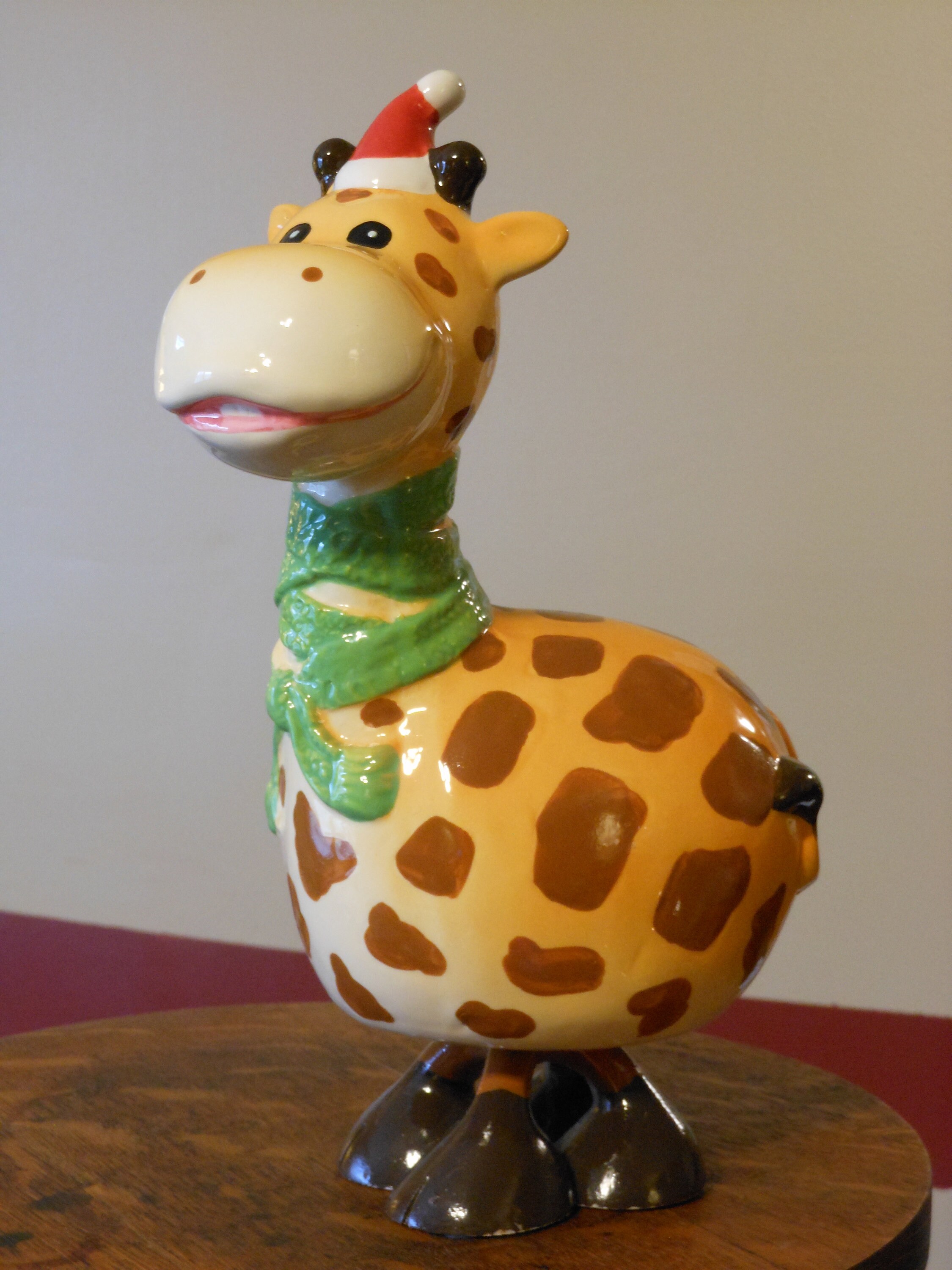 Rocking Christmas Giraffe