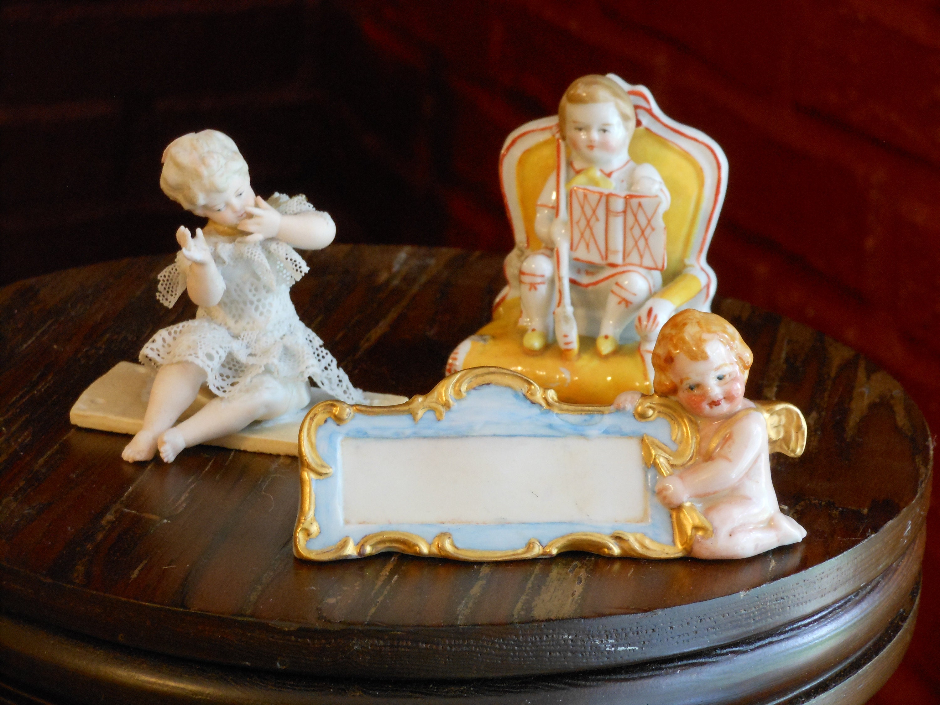 Three Miniature German Vintage Figurines