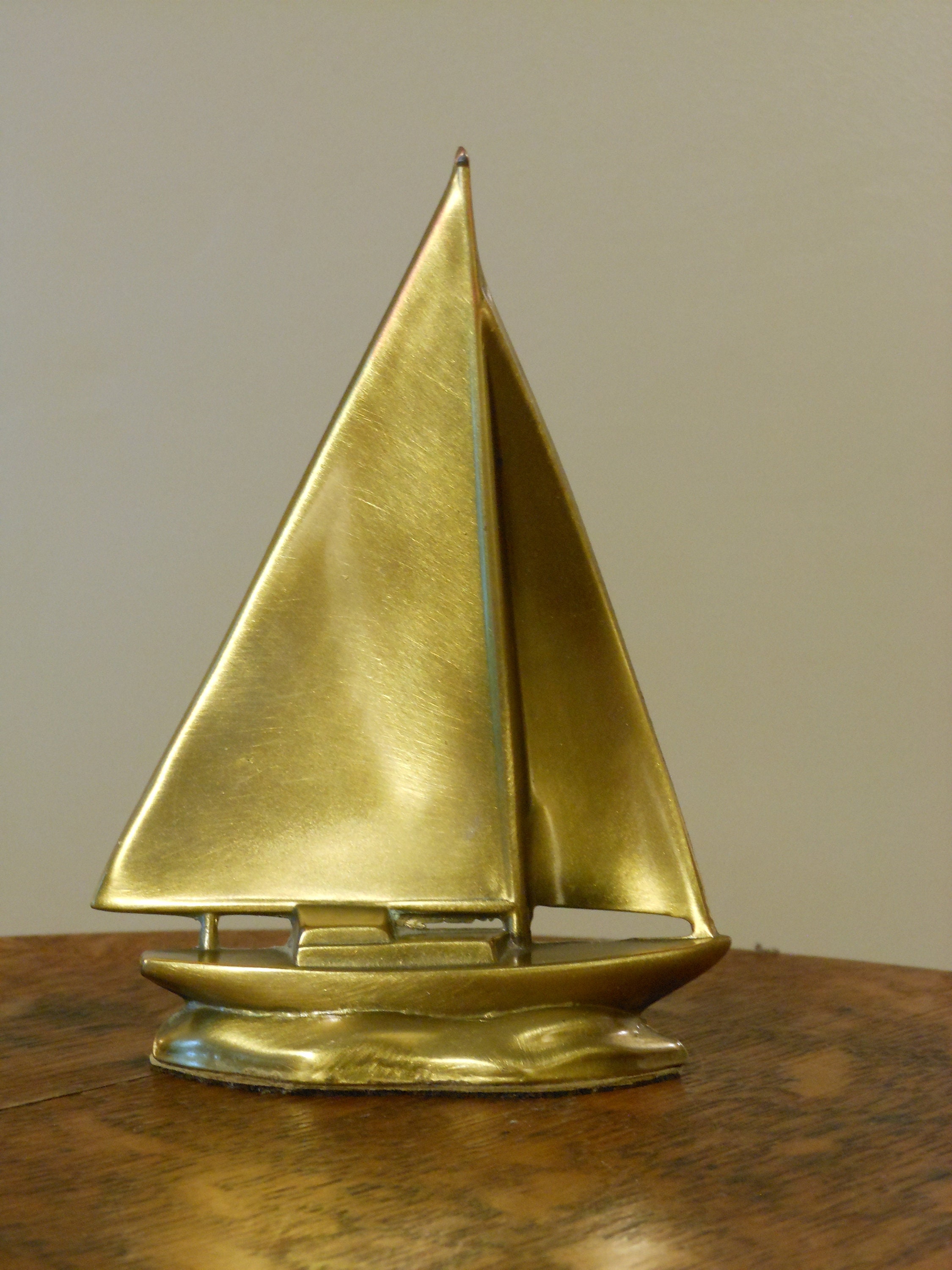 Solid Brass Sailing Boat