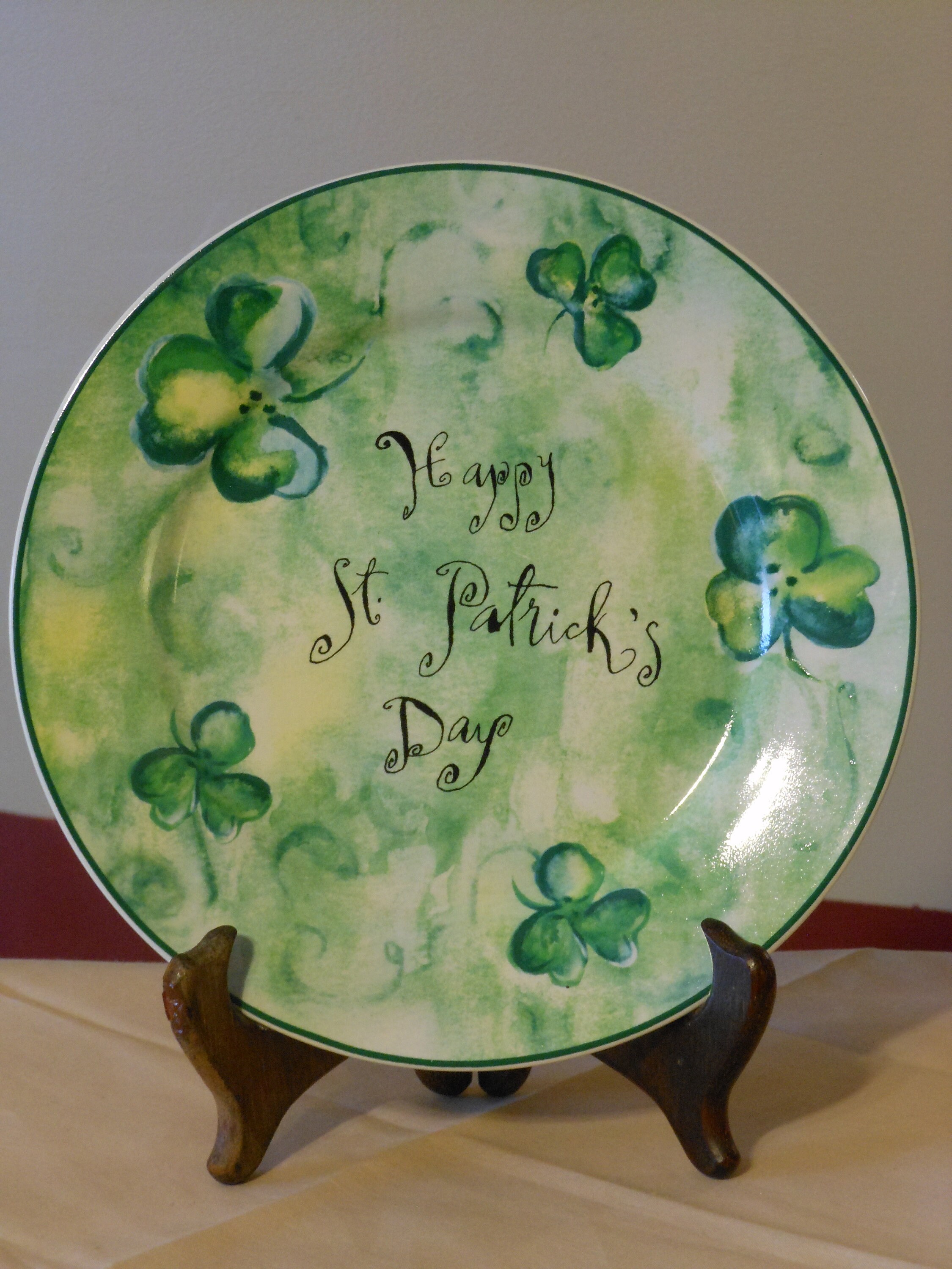 St. Patrick's Day Plate