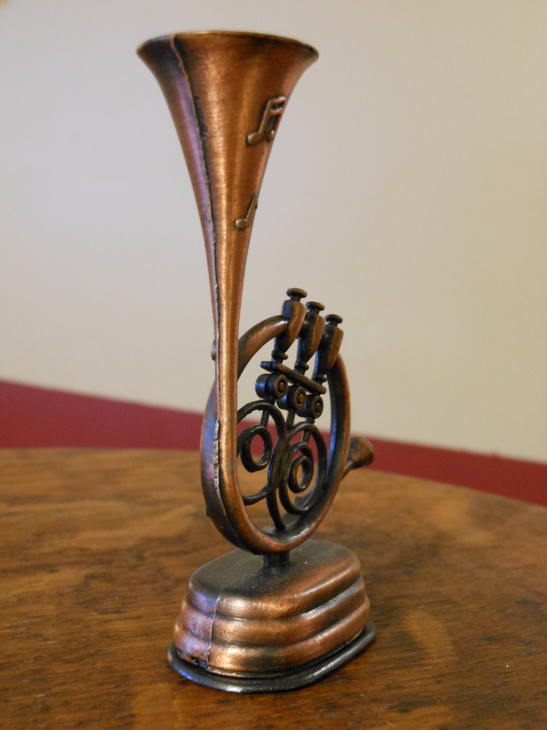 Die Cast Metal French Horn Pencil Sharpener