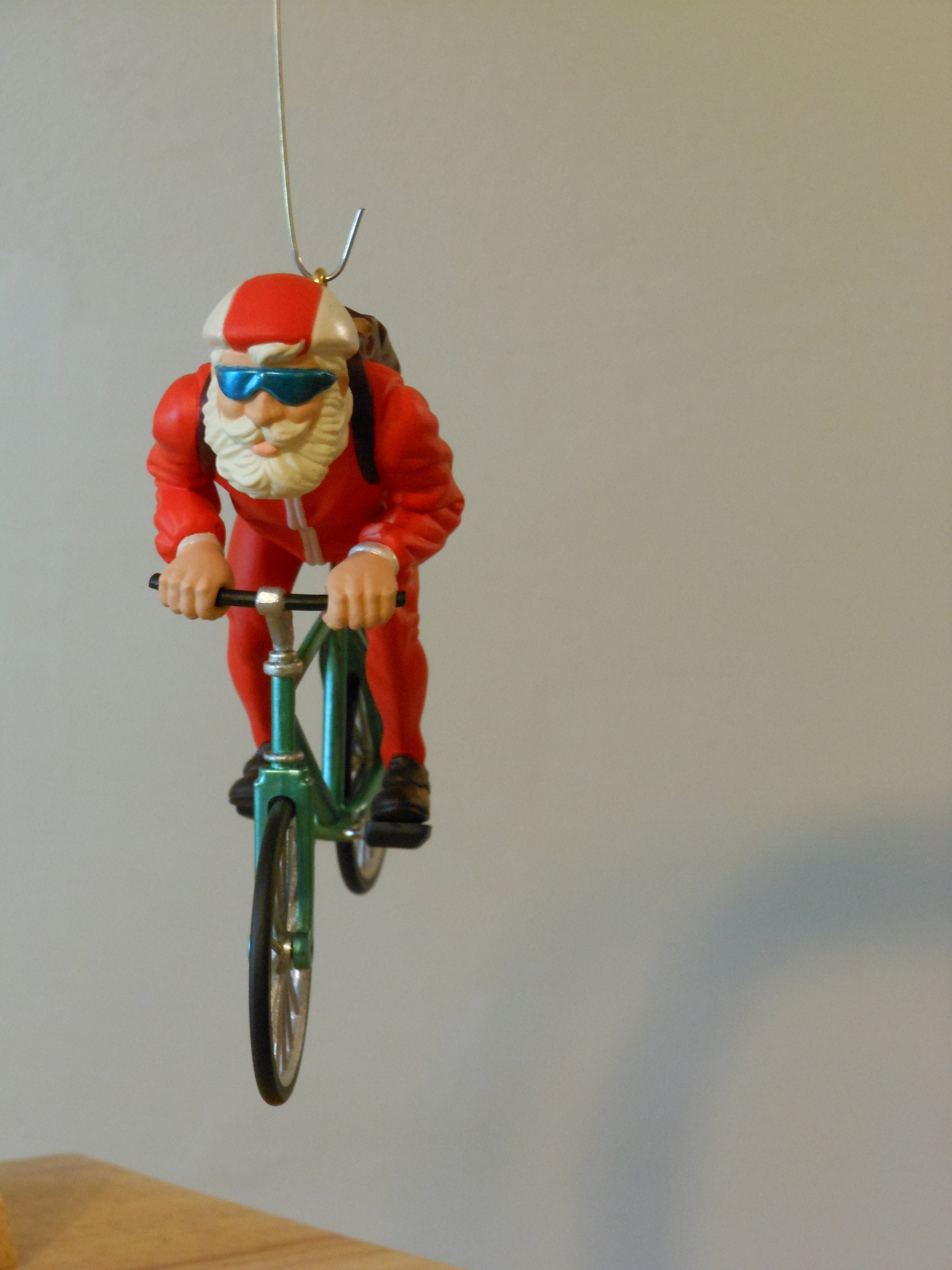 Hallmark Cycling Santa Keepsake Ornament