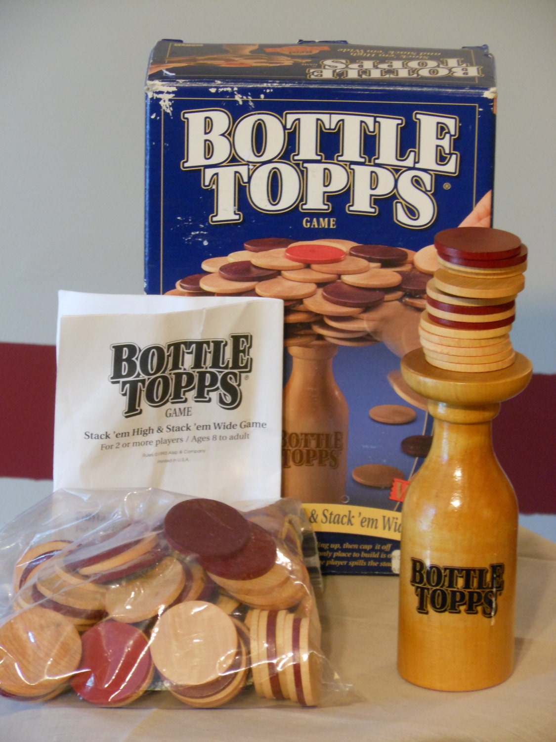 Bottle Topps Game Parker Brothers