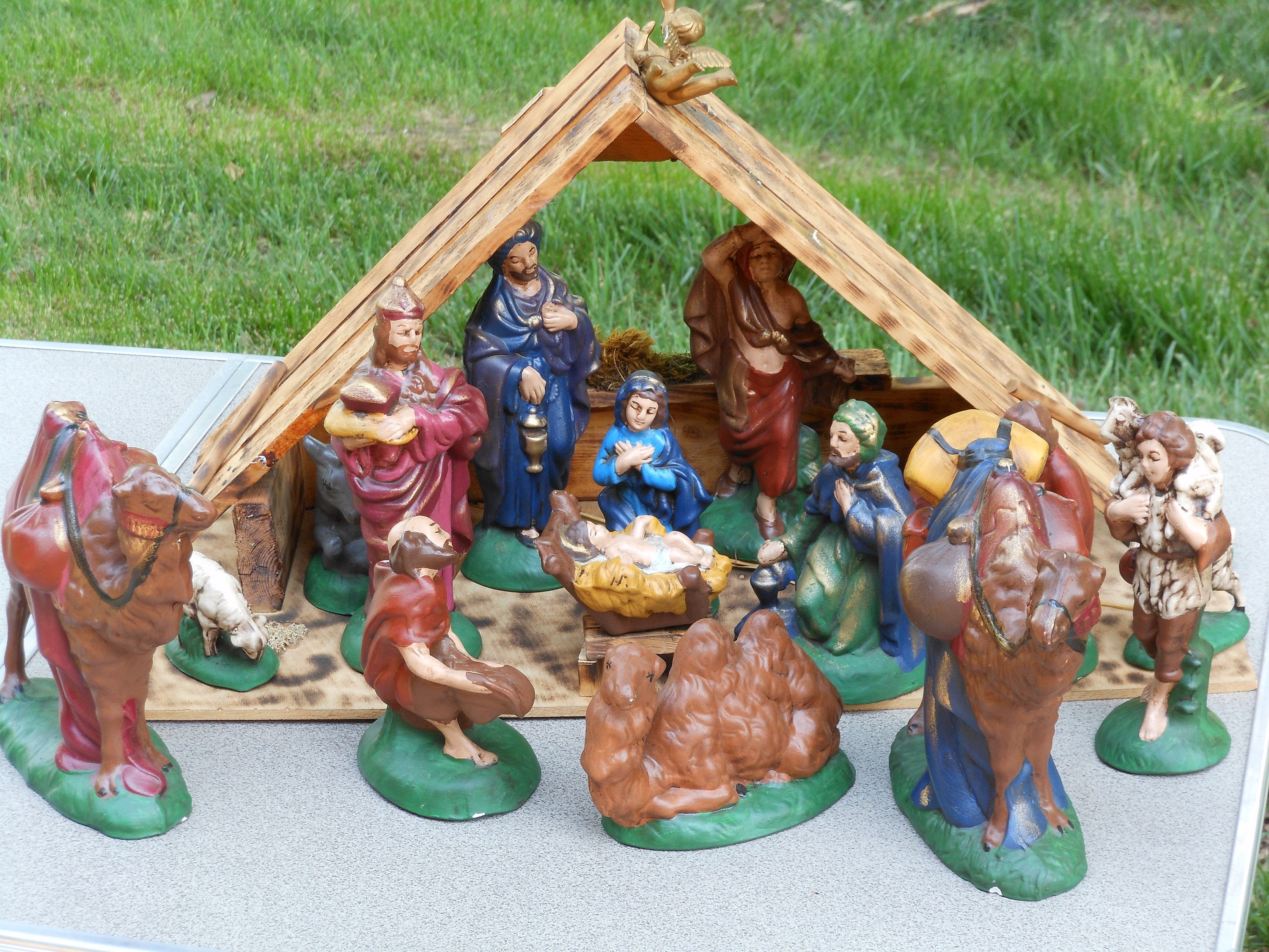 nativity set blow up