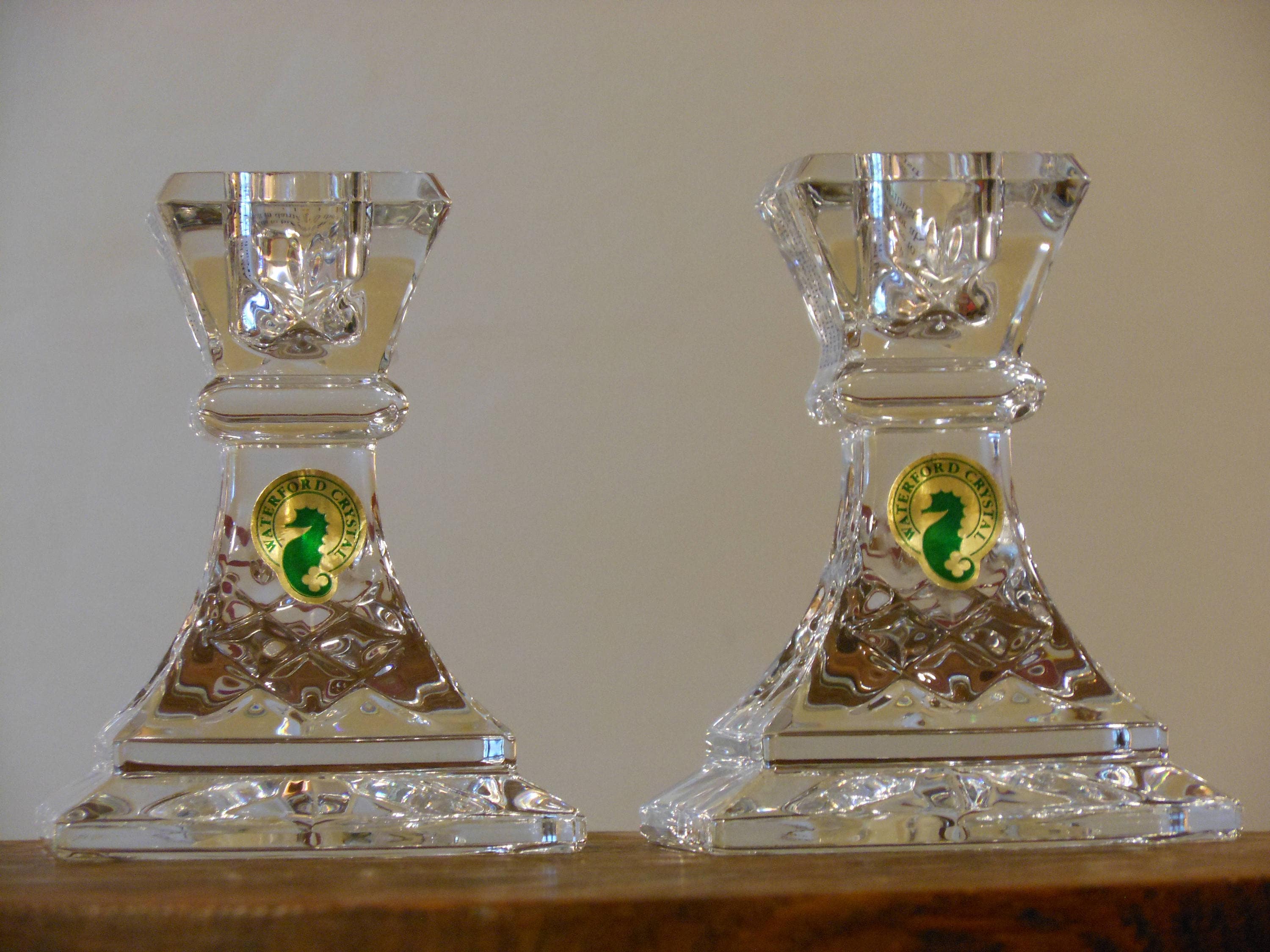 Waterford Crystal Lismore Candle Holders