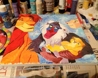 The Lion King Inspired Painting