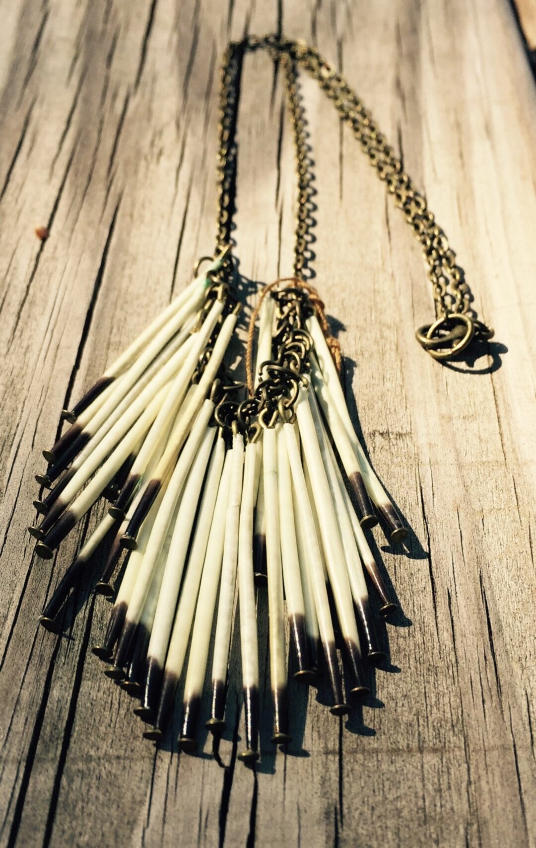 Square Porcupine Quill Necklace – Brewing Intuition