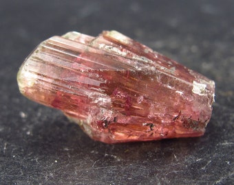 Beautiful 7 carat watermelon tourmaline slice