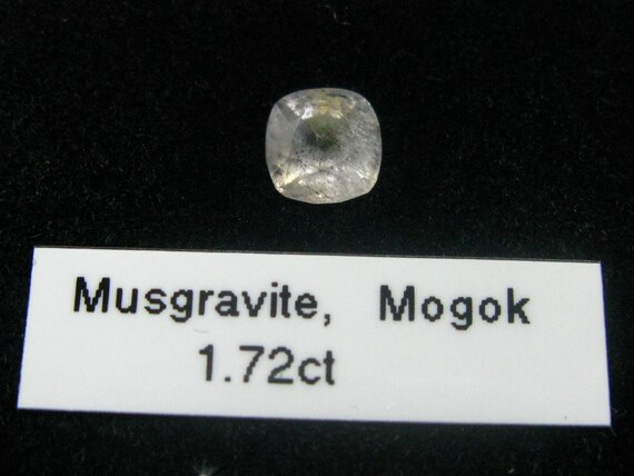 1.72 Carat Rare Gem Musgravite Cut Stonefrom Mogok Certified Etsy