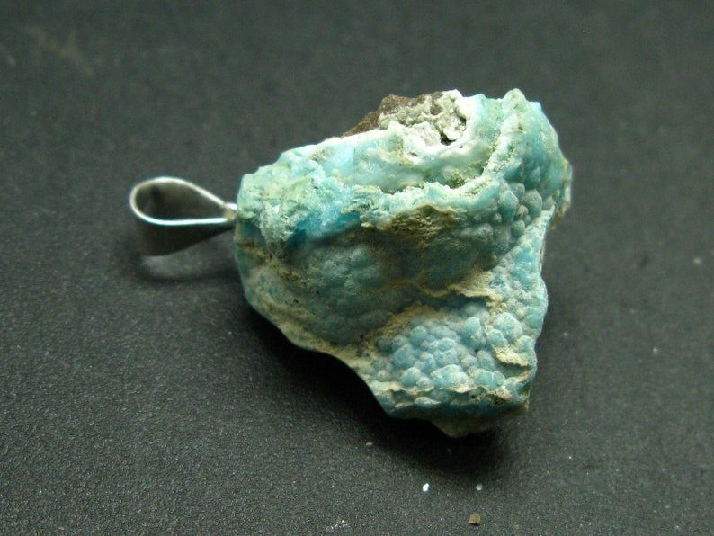 Botryoidal Hemimorphite 925 Silver Pendant From China 1.2
