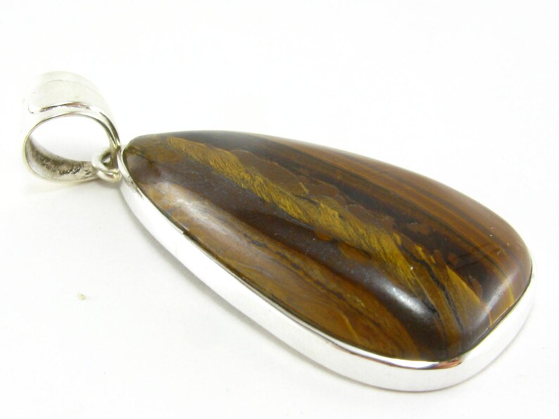 Tiger Eye Sterling Silver 925 Pendant 2.0 image 1