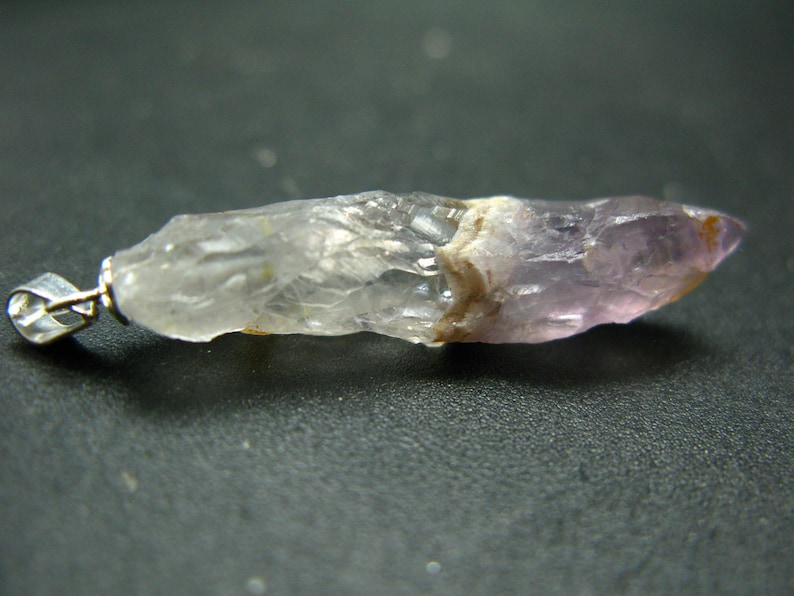 Rare Auralite Super 23 Amethyst Silver Pendant From Canada 1.7