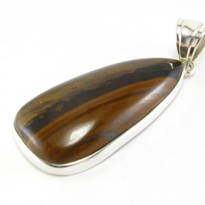 Tiger Eye Sterling Silver 925 Pendant 2.0 image 2