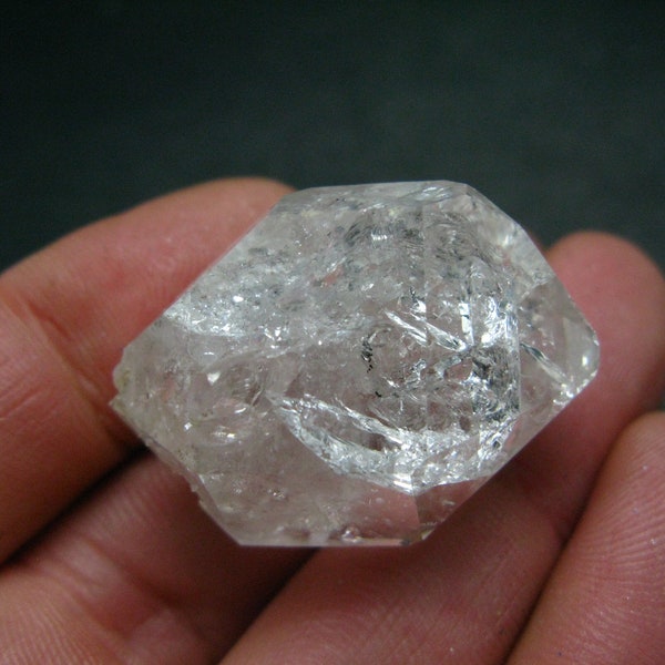 Fine Large DT Herkimer Diamond Quartz Crystal From New York - 1.3" - 16.7 Grams