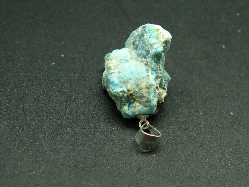 Botryoidal Hemimorphite 925 Silver Pendant From China 1.2