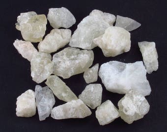 Rare Lot of 20 Golden Amblygonite Crystals from Brazil