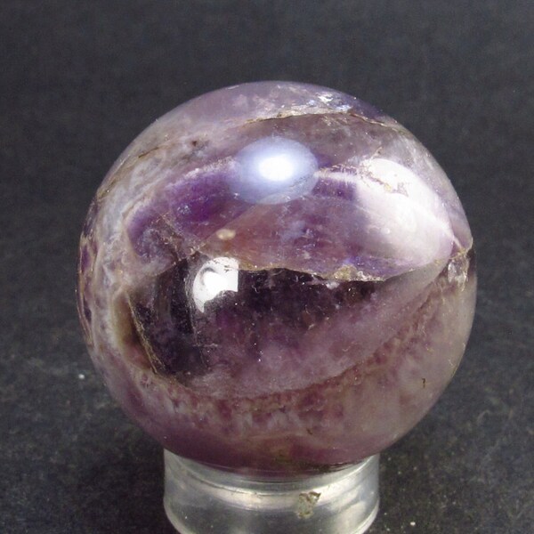 Rare Auralite Super 23 Large Sphere Ball Amethyst From Canada - 1.1" - 29.9 Grams
