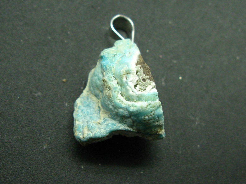 Botryoidal Hemimorphite 925 Silver Pendant From China 1.2