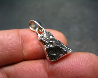 Large Campo Del Cielo Meteorite Pendant from Argentina - 1.0"