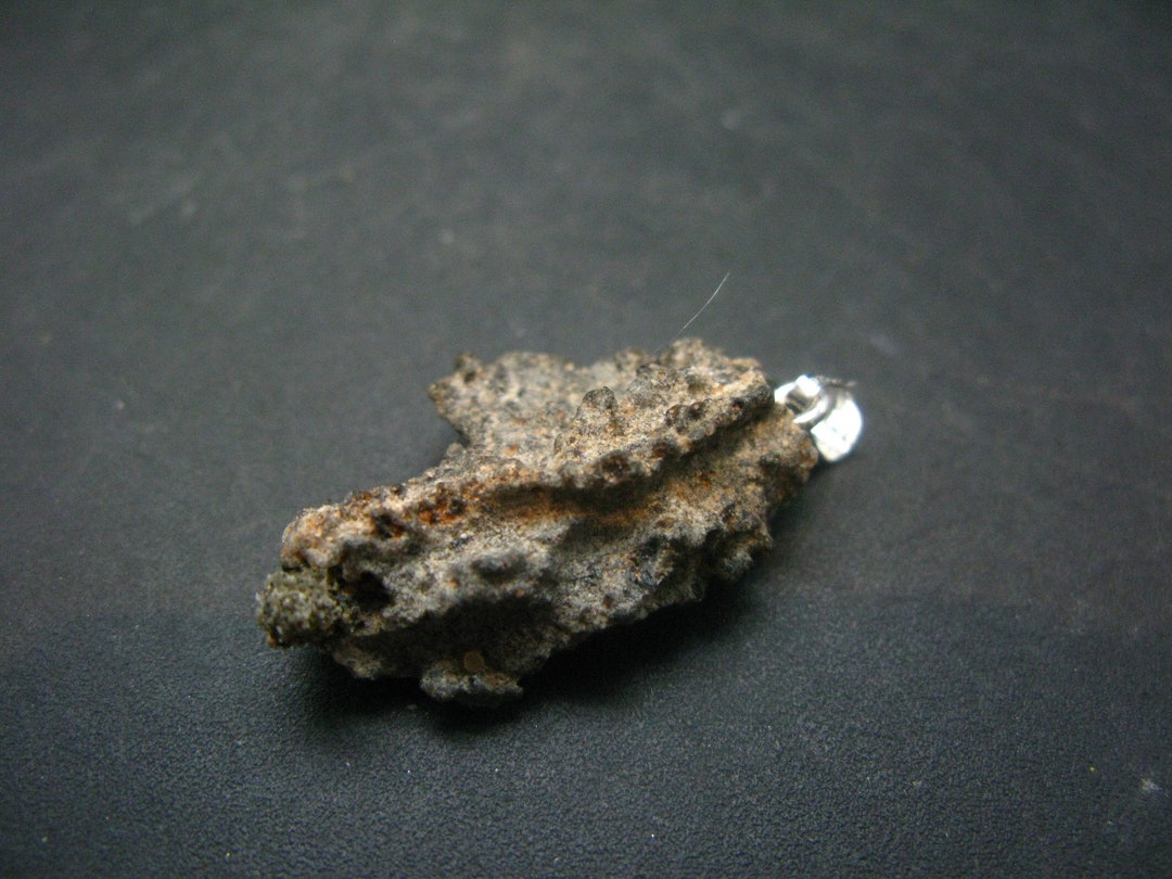 Fulgurite Lightning Rock Silver Pendant From USA 1.4 1.95 Grams - Etsy