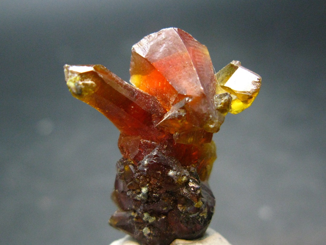 Stunning Fire Red Zincite Zinkite Crystal From Poland 1.1 48.8 Carats
