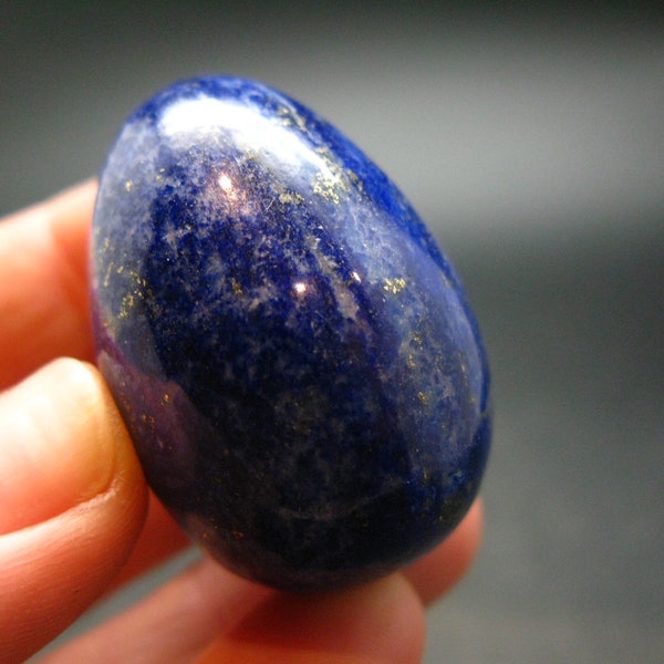 Beautiful Blue Lapis Lazuli Egg from Afghanistan - 1.4" - 35.0 Grams