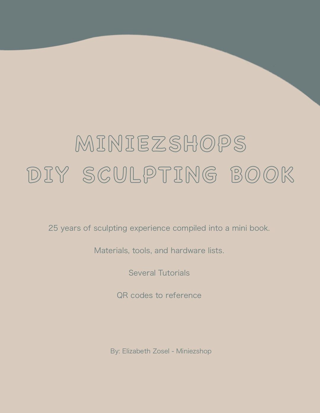 DIY Sculpting Tutorial Book | Printable PDF Version - Etsy