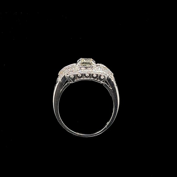 Art Deco .75ct. Diamond Antique Engagement - Fash… - image 4