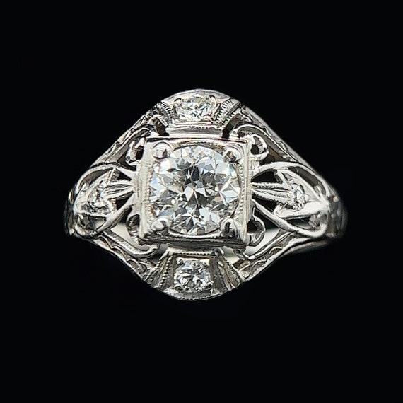 Edwardian .50ct. Antique Engagement - Fashion Ring