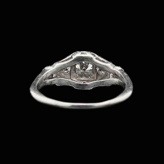 Art Deco .40ct. Diamond Platinum Antique Engageme… - image 3