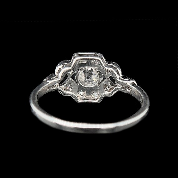 Art Deco .40ct. Diamond Antique Engagement - Fash… - image 3