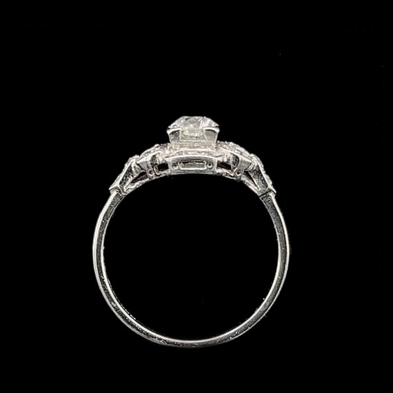 Art Deco .40ct. Diamond Antique Engagement - Fash… - image 4