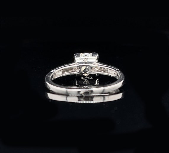 Art Deco .65ct. Diamond Antique Engagement - Fash… - image 3