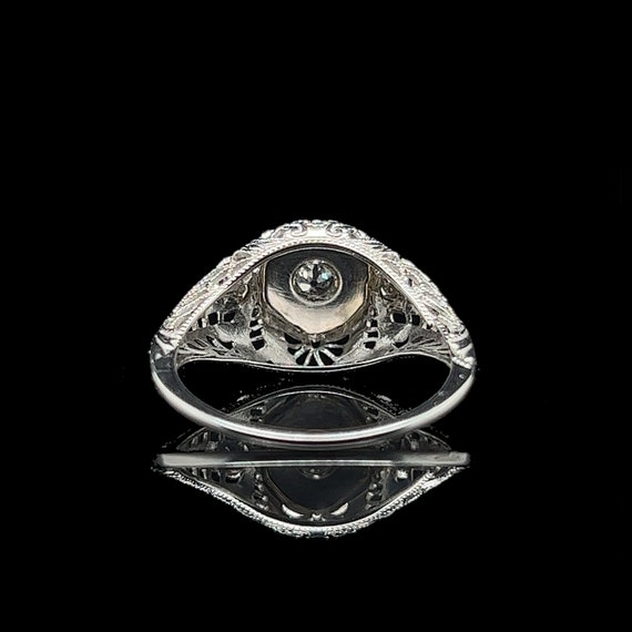 Edwardian .11ct. Diamond Antique Engagement - Fas… - image 3
