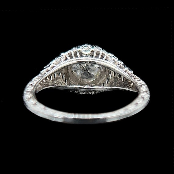 Edwardian .75ct. Diamond Antique Engagement - Fas… - image 3