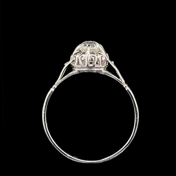 Edwardian .45ct. Diamond Antique Engagement - Fas… - image 4