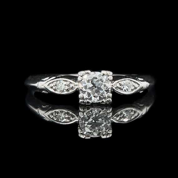 Art Deco .33ct. Diamond Antique Engagement - Fash… - image 1
