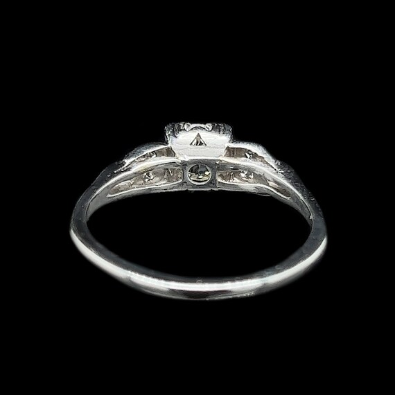 Art Deco .50ct. Diamond Antique Engagement - Fash… - image 3