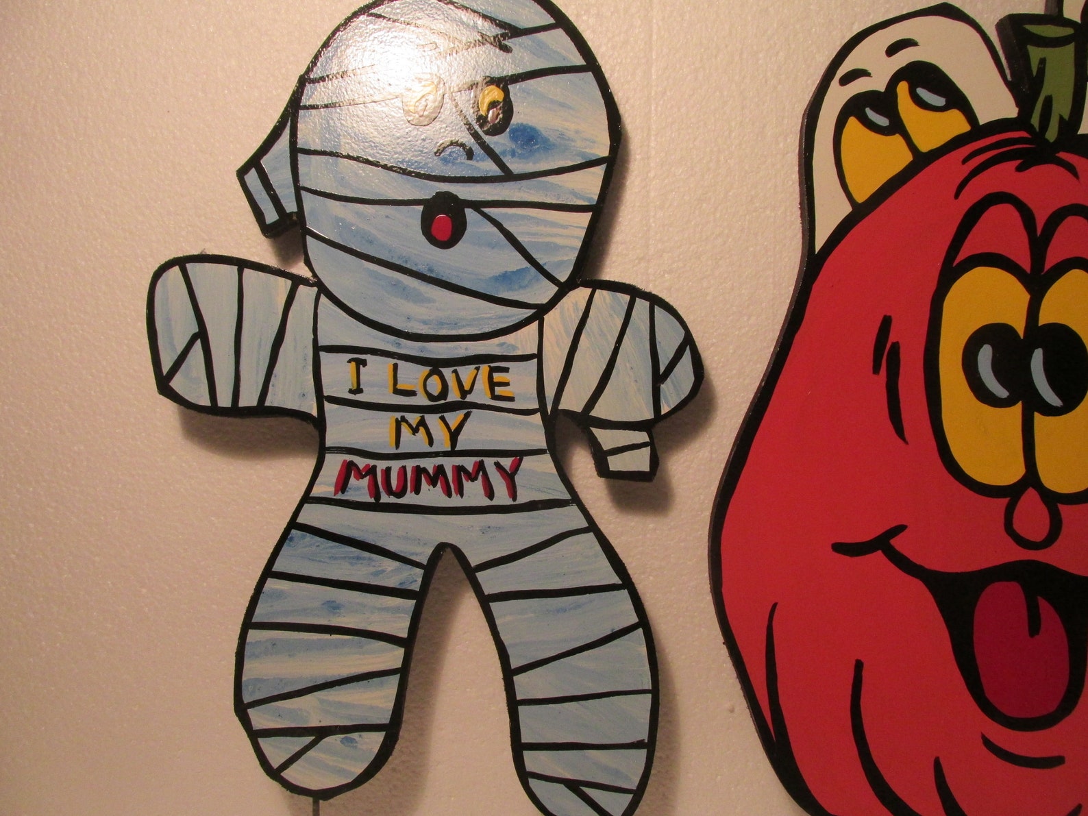 Halloween Rasen Kunst Figur Set von 3 blaue Mumie Jolly Jack | Etsy