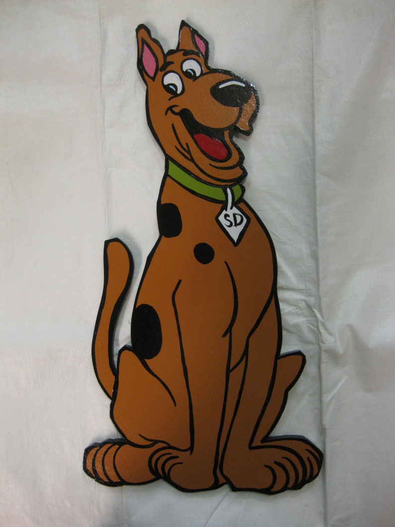 Lawn Art Figure Scooby Doo Sitting up Smiling Handcrafted & - Etsy