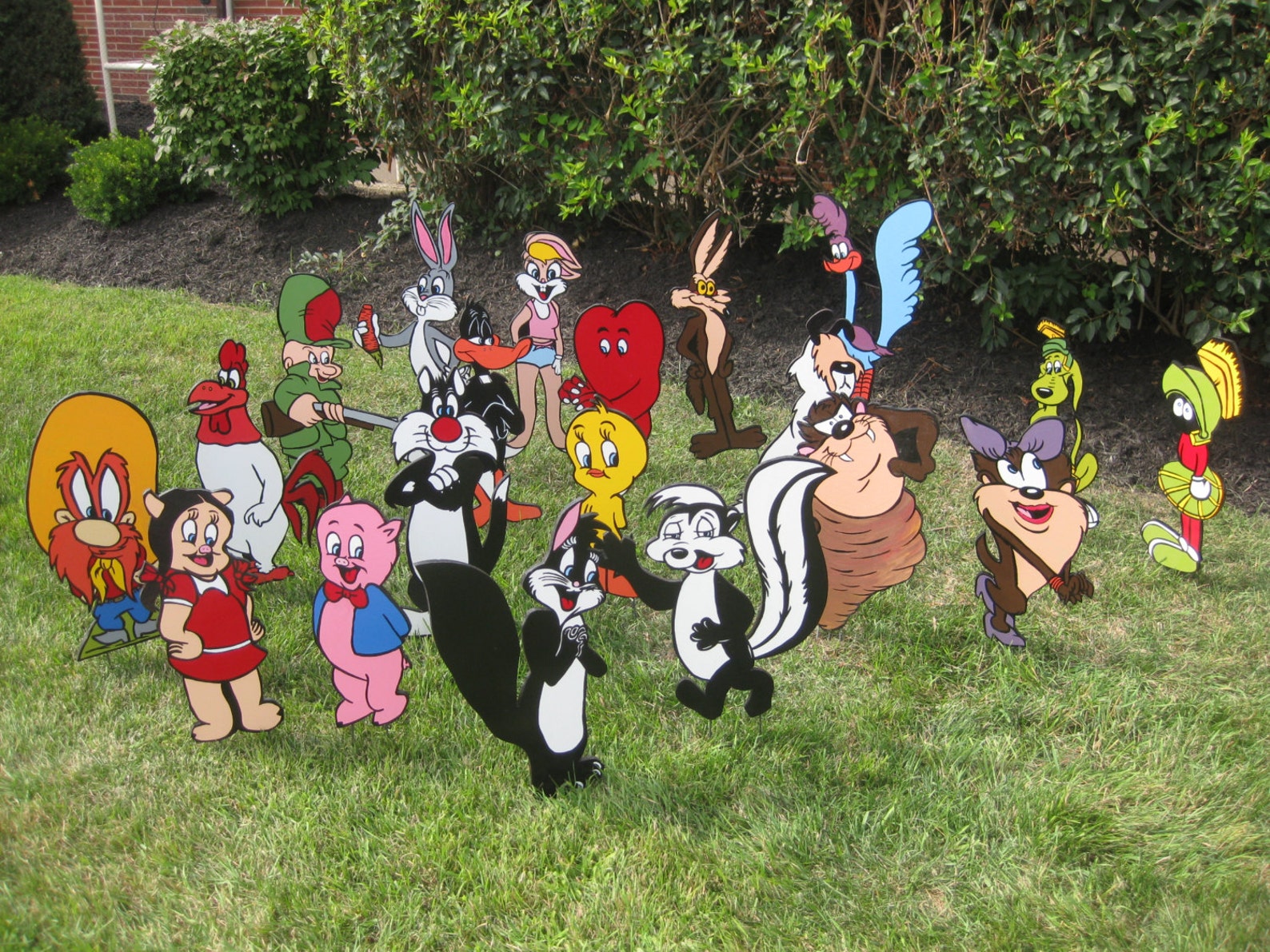 Lawn Art Figure Sam the Sheepdog From the Looney Tunes Crew Etsy