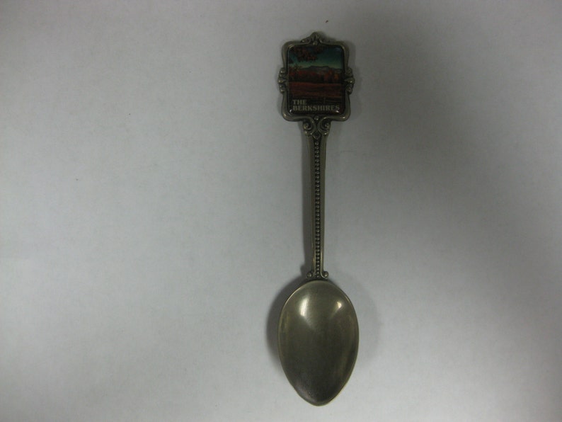Collectible The Berkshires Silver Plated Souvenir Spoon