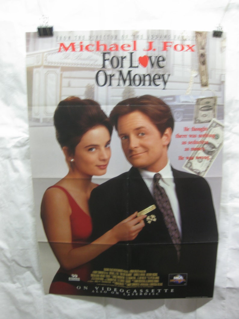 For Love Or Money 1993 Movie Poster mp082 | Etsy