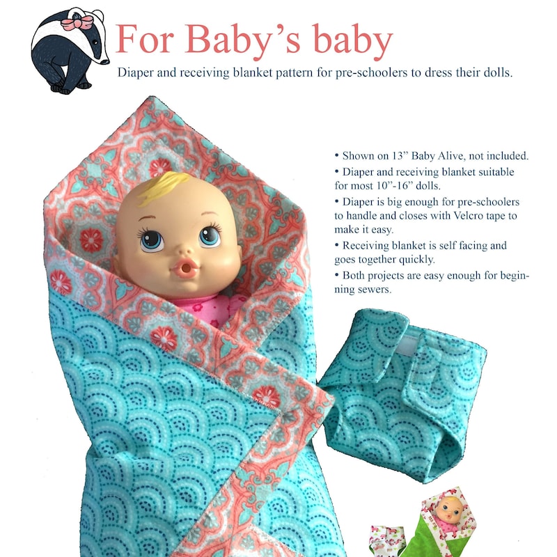 Baby Alive Diapers - Etsy