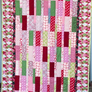 Easy Street baby quilt PDF pattern for beginners and experts
