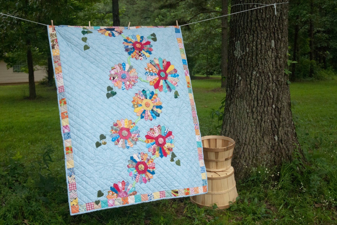 Dresden Garden Lap or Wall Quilt Pattern Etsy