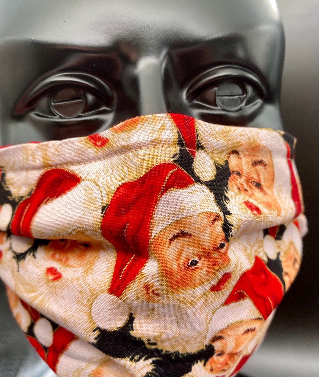 Santa Claus adult and children's face masks Etsy