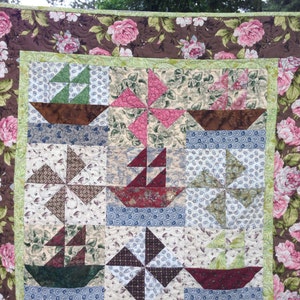 Easy Sailing Baby Quilt PDF Anleitung für selbstbewusste Anfänger und Experten