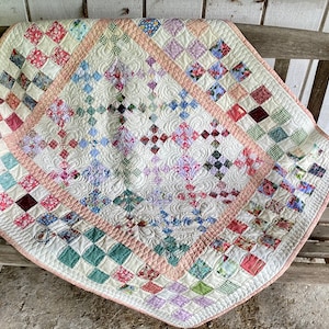 Happy Baby Easy Baby Quilt Pdf Pattern Etsy